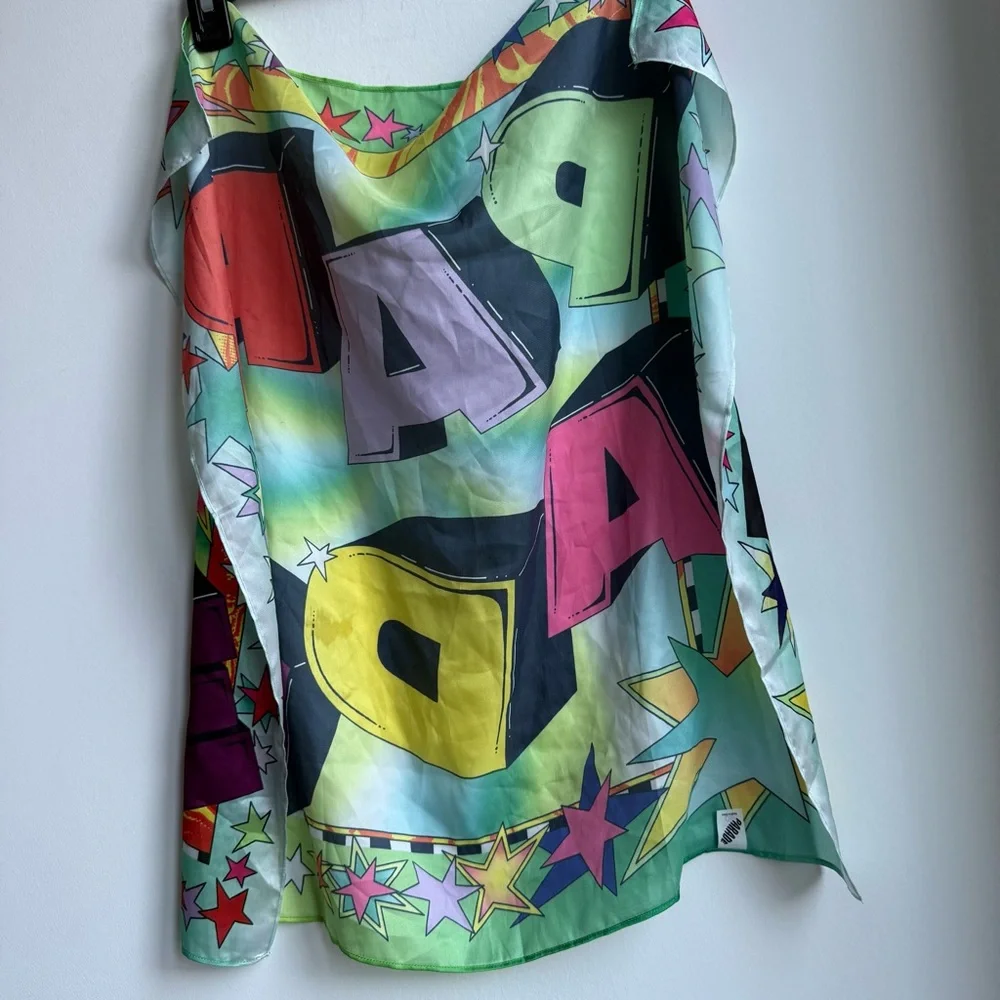Vibrant Parade Design Hair Scarf